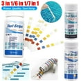 thumbnail image 3 of 100PCS Chlorine Dip Test Strips Swimming Pool Water SPA Hot Tub PH Tester Paper-6-in-1-100PCS(2 Bottles), 3 of 6
