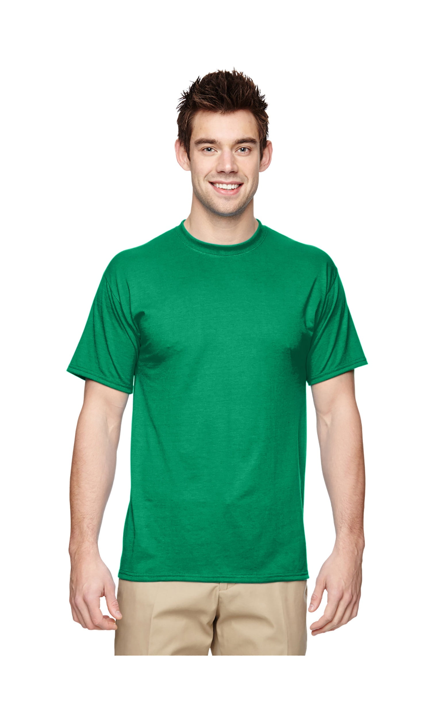 Jerzees Men's Tear Away Label 1X1 Rib Collar T-Shirt, Style 21M ...