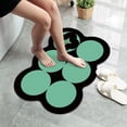 thumbnail image 2 of Descuento Relámpago, Alfombra de baño de tierra de diatomeas, súper absorbente, antideslizante, de secado rápido, de goma, lavable, para ducha, baño Akmoler, 2 of 8