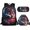 Starry Sky Wolf, variant on Jeiento Galaxy Wolf Backpack for Boys Bookbag and Lunch Box Set 17 Inch School Bag with Lunch Bag Pencil Case 3rd Grade Kindergarten Book Bag Adjustable Travel Daypack