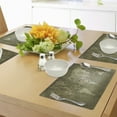 thumbnail image 4 of Ambesonne Map Place Mats Set of 4, Nostalgic World Map, Standard Size, Army Green, 4 of 6