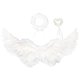 thumbnail image 2 of Alas de ángel para Disfraces de ángel para niñas Regalo de El 100x45cm Yuyangstore Costunme juguetes de alas de ángel, 2 of 8