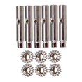 thumbnail image 1 of 6pcs Machine Heads Mount Hex Hole Gears And Leg for Guitar Instruments Style4, 1 of 8