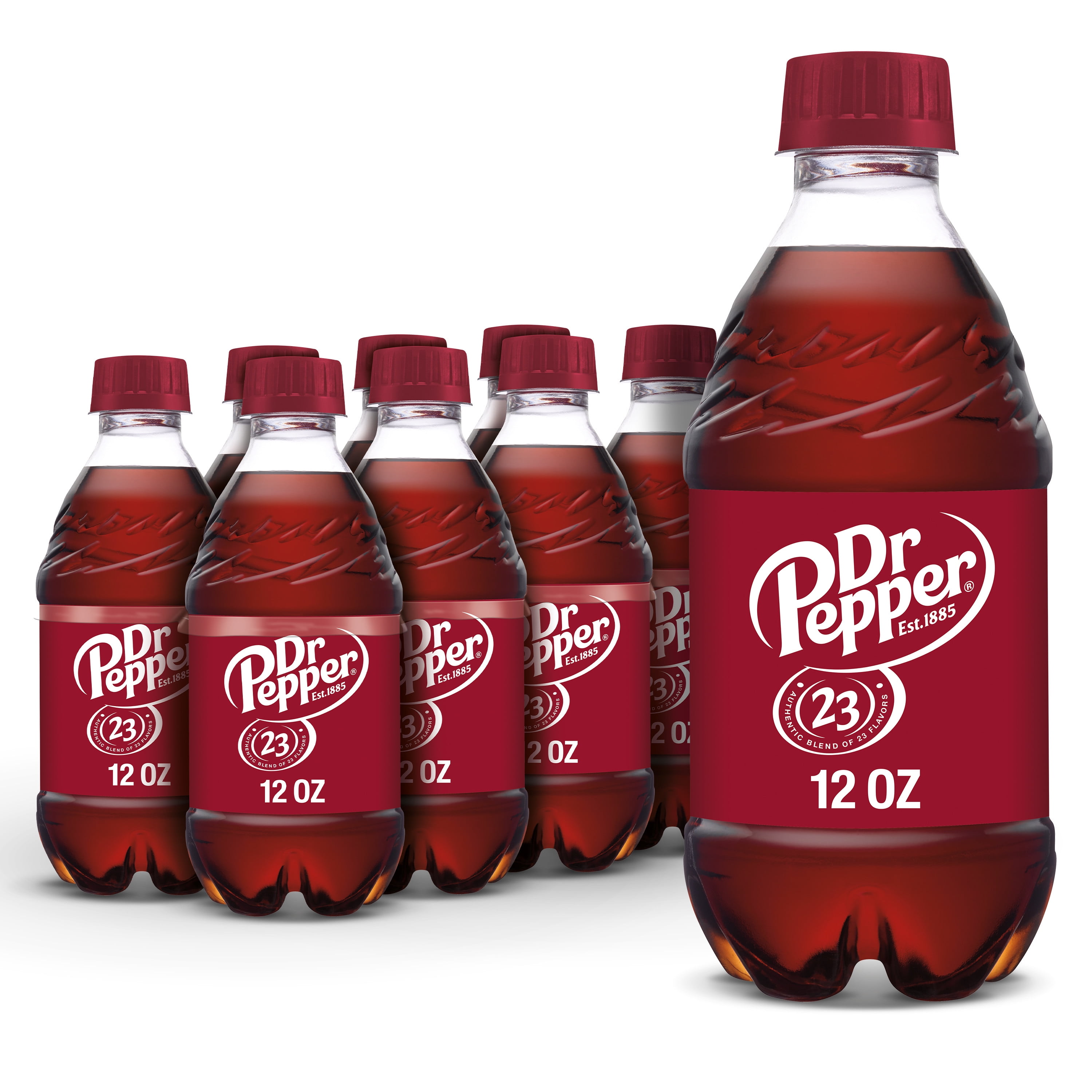 Dr Pepper Soda 12 Fl Oz Bottles 8 Pack Walmart Walmart