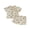 Beige(Duck), variant on BemeyourBBs Toddler Baby Boy Summer Cotton Linen Clothes Cute Infant Boy Dinosaur Duck Outfit Print Button Down Turn Down Neck Short Sleeve Shirt and Shorts 2 Pcs Set