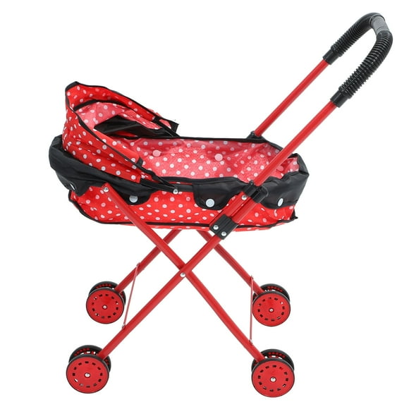 Weiwei Baby Doll Stroller Baby Stroller Dolls Play Stroller Doll Stroller Toy Realistic Doll Stroller