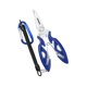thumbnail image 5 of Alicates de pesca con gadget de cordón herramienta de regalo para mango no lipado anillos de corte de la línea de la línea alicates para eliminación de gancho pesca con mosca azul, 5 of 8