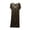 Coffee, variant on HomeGardon Nightgowns for Women,Women's Sleepwear,Women's V Neck Solid Color with Chest Cushion Loose and Comfortable Plus Size Home Skirt,M-XXL