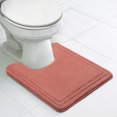 thumbnail image 7 of Microdry Quick Drying Memory Foam Framed Contour Bath Mat with GripTex Skid-Resistant Base, 21" x 24", Ash Rose, 7 of 7