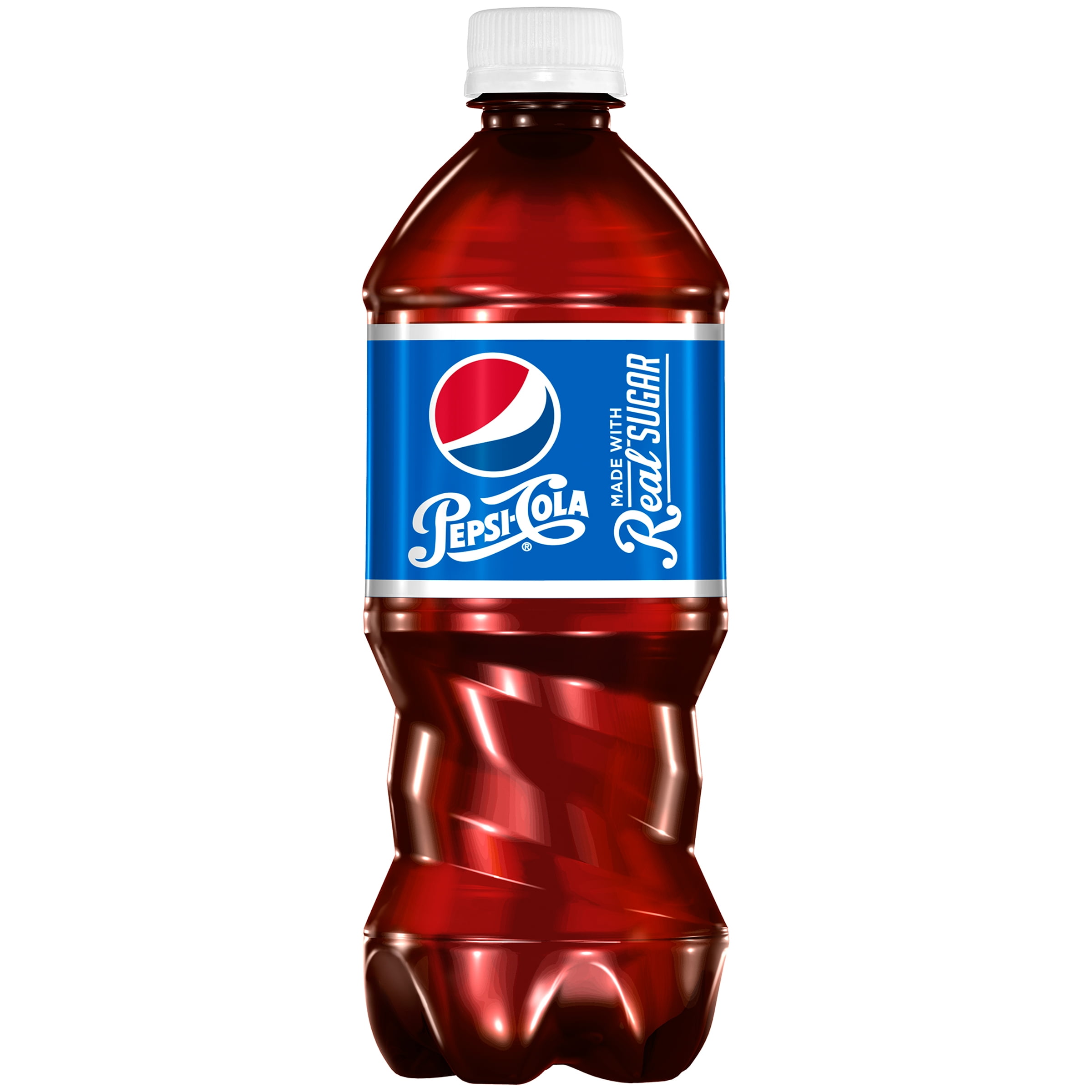 Pepsi-Cola Real Sugar Cola 20 fl. oz. Bottle - Walmart.com