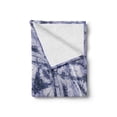 thumbnail image 2 of Abstract Soft Flannel Fleece Throw Blanket, Modern Form Generated by Resisting Twisting Fractal Saturated Effects, Cozy Plush for Indoor and Outdoor Use, 60" x 80", Lavender Blue Indigo, by Ambesonne, 2 of 6