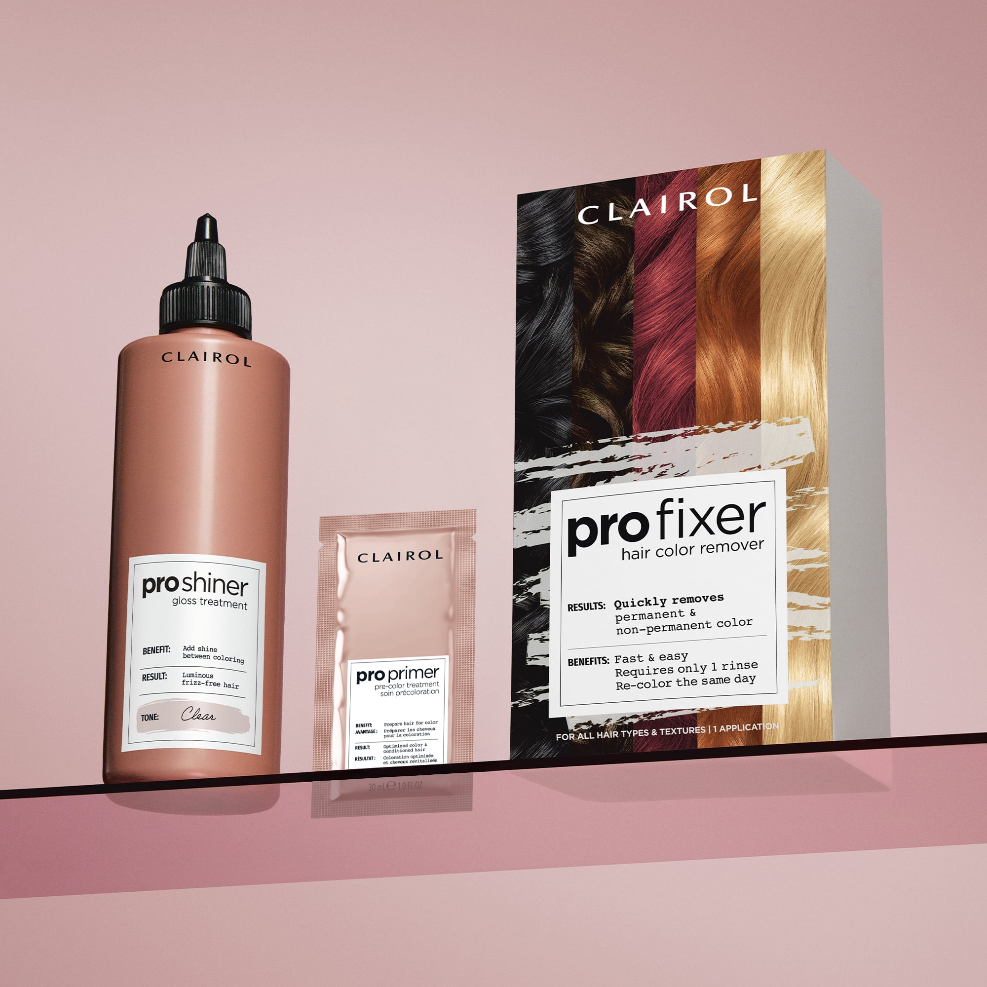 Clairol Hair Color ProRegimen, ProFixer Hair Dye Pre-Treatment, Hair Color Remover, 1 Application