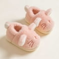 thumbnail image 2 of TBWNWG Girls Slippers Cozy Warm Indoor Outdoor Footwear for Kids Soft Lined Booties with Heel Cover for Little Girls,Size 11, 2 of 3