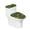 Green and Gold Four-Leaf Clover, variant on HELLHERO Santa's Rainbow Soft Toilet Protector Cover with Universal