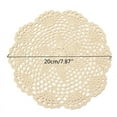 thumbnail image 5 of 12Pcs Vintage Cotton Mat Round Hand Crocheted Lace Doilies Flower Coasters Lot Household Table Decorative Crafts Accessories, 5 of 7