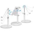 thumbnail image 3 of Adjustable Tablet/Phone Stand,Telescopic Adjustable iPad Stand Holder,Universal Multi Angle Aluminum Stand Compatible with iPhone Smart Cell Phone/Tablet/iPad(4-13 inch) - Silver, 3 of 6