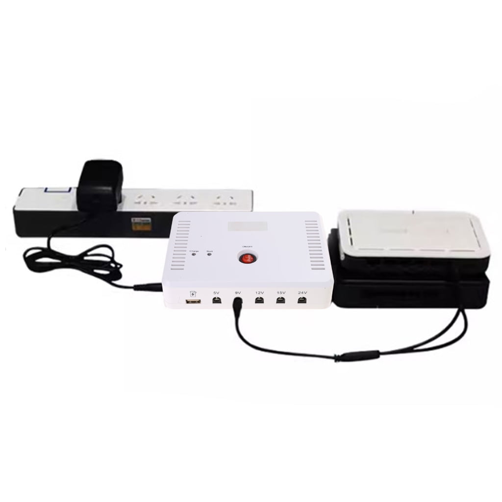 High Capacity 13200mAh Battery Backup Uninterruptible Power Supply 5V 9V 12V 15V 24V for Electronic Gadgets