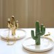 thumbnail image 2 of Soporte para anillos de cactus, plato de joyería para mujer, organizador de anillos, plato decorativo, regalo de cactus para mujeres, niñas, regalos de cumpleaños, Navidad, decoración de habitación preppy Sailing Electrónica, 2 of 4