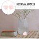 thumbnail image 4 of 2 piezas de piedra de cristal creativa en forma de corazón, piedra rosa en forma de corazón, 4 of 7