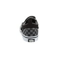thumbnail image 4 of Vans Kids Slip-On V (Infant/Toddler) (Checkerboard) Black/Pewter, 4 of 5