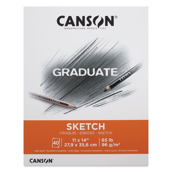 Canson Graduate Sketch Pad - 11" x 14", 40 Sheets