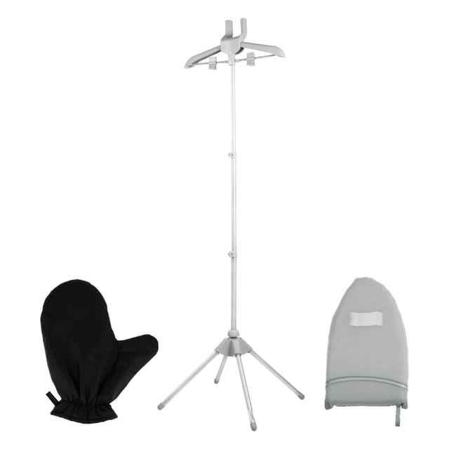Soporte para máquina de planchado a vapor, percha para vaporizador de ropa, planchado manual colgante Gris