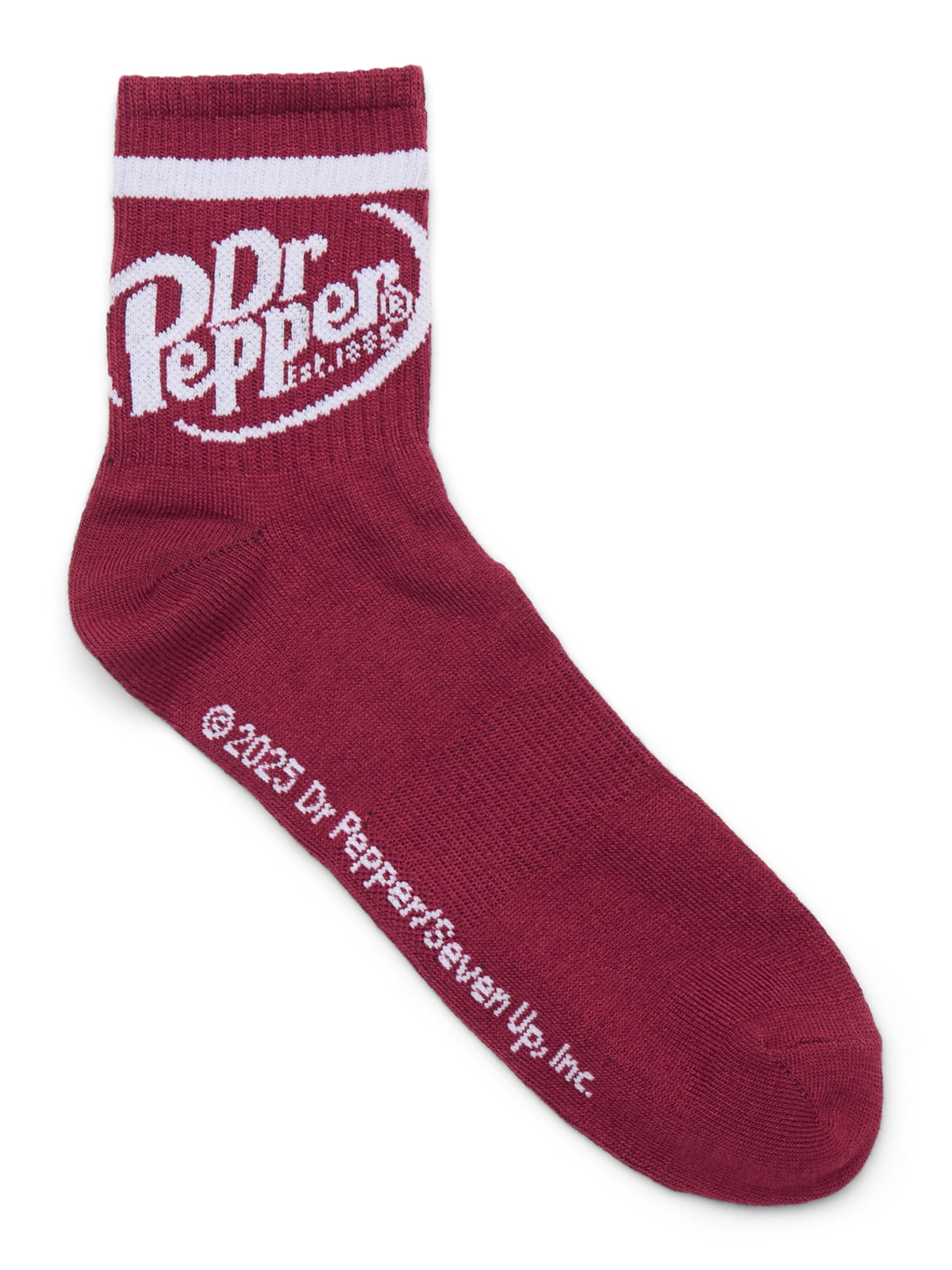 Soda Brands Men's Quarter Crew Ankle Socks, 6-Pack, Shoe Sizes 8-12