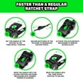 thumbnail image 3 of Rhino USA 2in x 10ft Retractable Ratchet Straps, 2 Pack, 1,000lbs Working Load Limit, 7.3lb Product Weight, 3 of 8