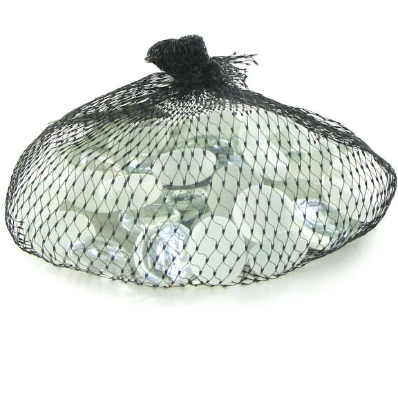 Decorative Icicle Clear and Frosted Mix Glass Gems, 10 oz. Bag