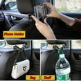 thumbnail image 2 of Soporte universal para teléfono móvil para coche - Soporte para rejilla de ventilación para smartphone, compatible con iPhone y otros teléfonos móviles, base segura para automóvil, 2 of 7