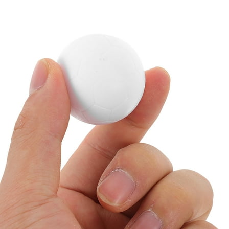 ibasenice 3Pcs Stable PP White Foosball Balls for Table Football Game Replacements