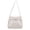 🍒 White_Hot#4860, variant on Large Capacity Bow Canvas Shoulder Bag Tote - Nylon Commuter Handbag, Adjustable Strap, Stylish Wrap Design, White or Pink, 10.24x9.06in, Lightweight
