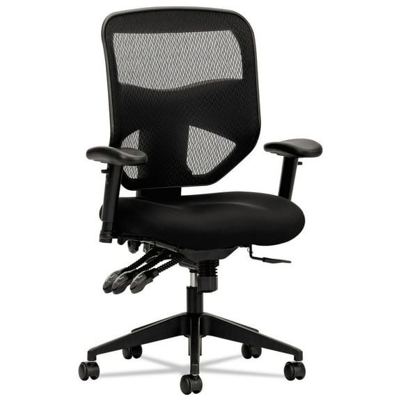 Hon Mesh High Back Task Chair w/ Asynchronous Control & Seat Glide, Black