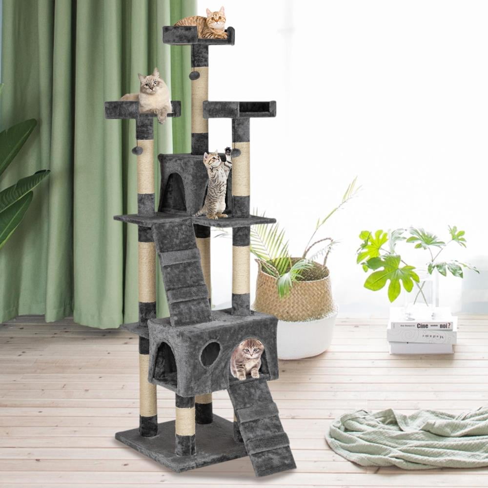 Ktaxon 66" Cat Tree Tower Condo Large Pet Kitty Play House Furniture