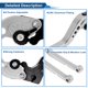 thumbnail image 4 of Palancas de freno y embrague largas Unique Bargains para SUZUKI GSXR1000 2005-2006, ajustables en 6 posiciones, palanca de freno de motocicleta de aleación de aluminio tono plateado, 1 par, 4 of 7