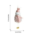 thumbnail image 2 of Christmas Snowman Elderly Doll Hanger - Festive Holiday for Home or, 2 of 3