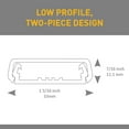 thumbnail image 3 of Legrand - Wiremold Plastic Nonmetallic Raceway Extending Power, On-Wall Switch + Box, White, NMW2-S, No Size, 3 of 7