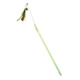 thumbnail image 1 of Cat Toy Wand Interactive Faux Feather Kitten Play Wand Cat Stick Toy with Bell, 1 of 10