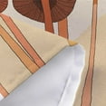 thumbnail image 6 of Vintage Mushroom Shower Curtain for Bathroom, Cute Morden Abstract Art Boho Shower Curtains, 60S Retro Funny Nature Plant Mid Century Fabric Bath Curtain Morden Bathroom Accessories, 70X70IN, 6 of 6
