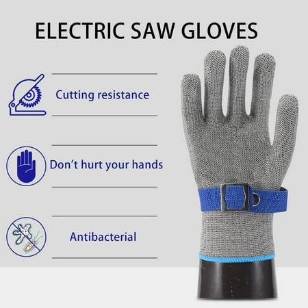 

DoubleYi Work Gloves 1Pc Protect Hand Reduce Burr Exposure Useful Anti-cut Slaughter Gardening Hand Gloves