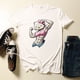 thumbnail image 2 of Camisetas divertidas con estampado de HelloKitty para mujer, camiseta de Anime Kuromis, Camisetas estampadas de algodón para mujer, camisetas informales de manga corta, ropa para mujer, 2 of 5