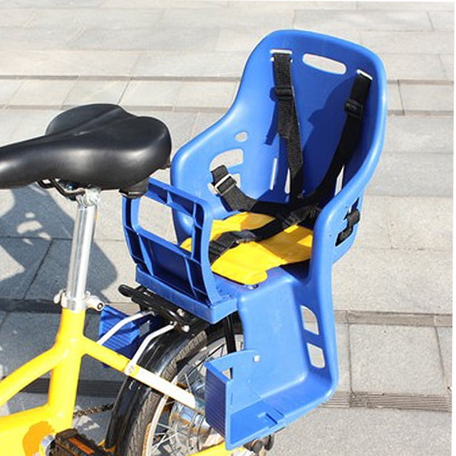 Bicycle Kids Child Rear Back Baby Seat Bike Carrier with Handrail 55Ib Max Weight