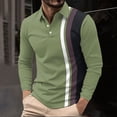 thumbnail image 1 of Blusa y camisa de manga corta con cuello vuelto Camisa casual de manga larga para hombre con cuello de manga corta estampado Top/camisa para hombre, 1 of 5