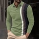 thumbnail image 1 of Seeotter Mens Preppy Sweatshirt Color Block Casual Long Sleeve Slim Fit Pullover Autumn Sweatshirts For Men With Collar, 1 of 5