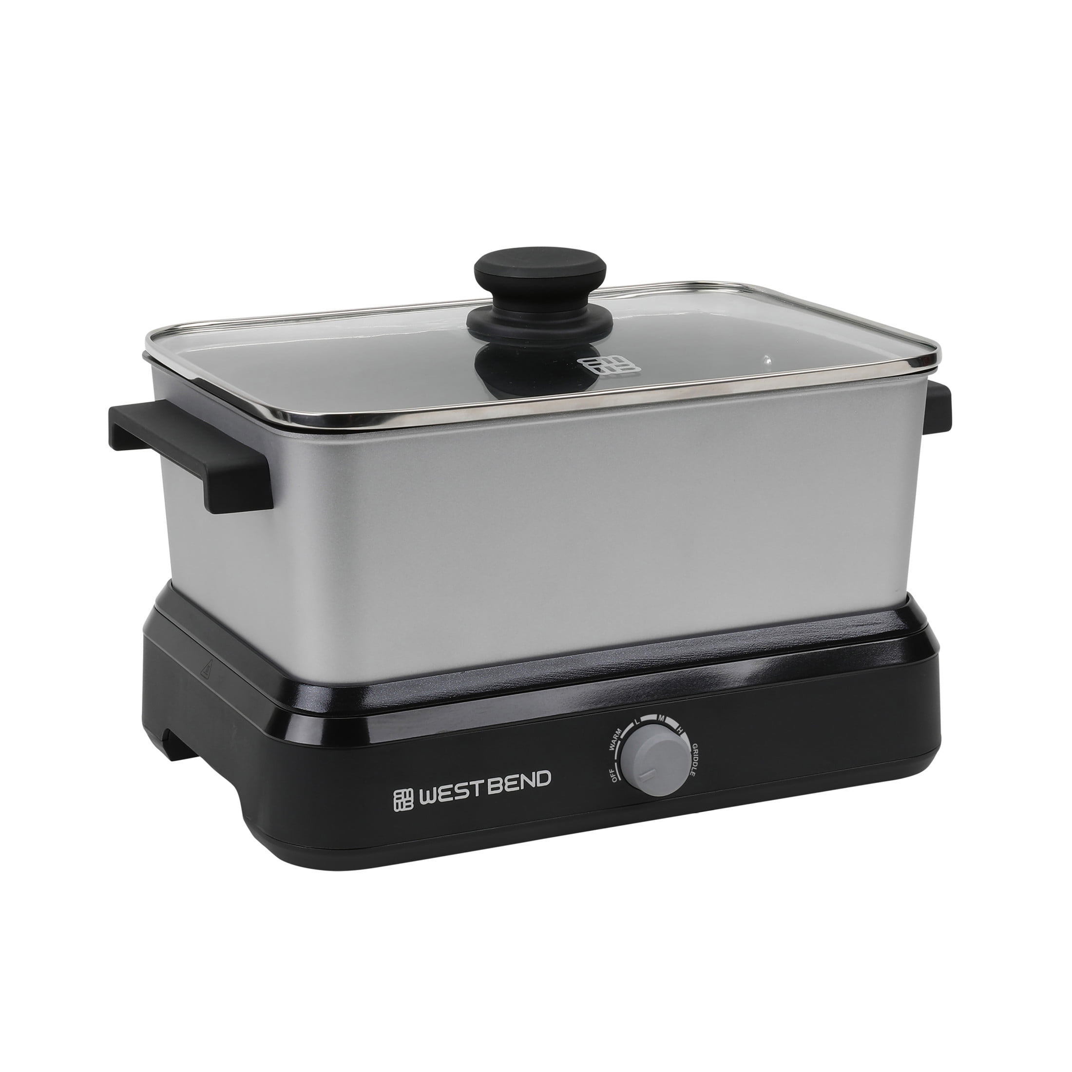 West Bend 6 Quart Versatility Cooker Plus, Black, 20 Functions
