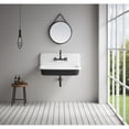 thumbnail image 2 of Gourmetier GCLWS362019 Towne 36-Inch Cast Iron Wall Mount Utility Sink, 2-Hole, White, 2 of 11
