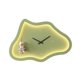 thumbnail image 3 of Aplique de pared con reloj de pared, luces de pared nórdicas modernas con forma de para dormitorio, sala de estar, oficina, baño, pasillo verde, 3 of 8