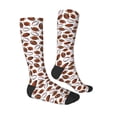 thumbnail image 4 of Lsque Football Printed Crew Socks Men's Women's LightWeight Thin Casual Calf Socks ,Knee High Socks,Cotton Socks, 4 of 9