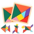 thumbnail image 1 of Kids Puzzle Toy Creative DIY Tangram Educational Toy Wooden Toy Learning Toy, 1 of 10