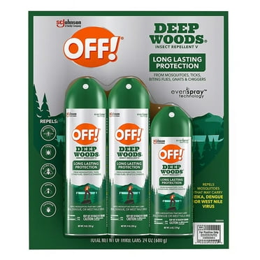 OFF! Deep Woods Insect Repellent Combo 3 Pack